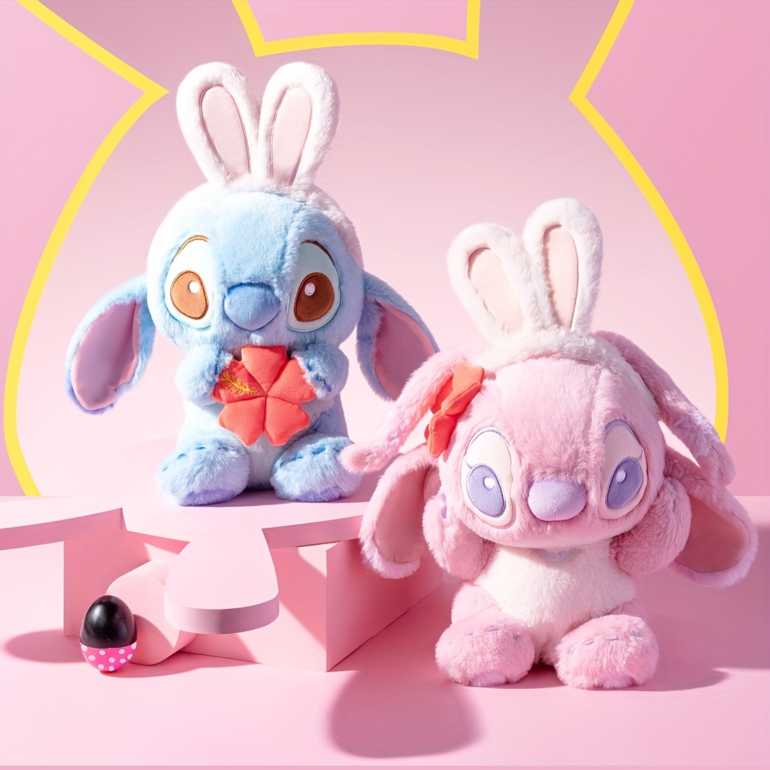 20pcs 11cm small lilo and stitch plush mini toys couple anime bouquet -  Supply Epic