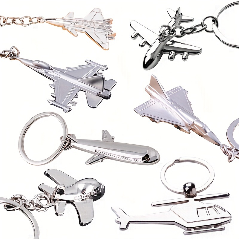 Porte-clés de sac de voiture pour homme, modèle d'avion de chasse, jouet de  voyage, cadeau de mode - AliExpress