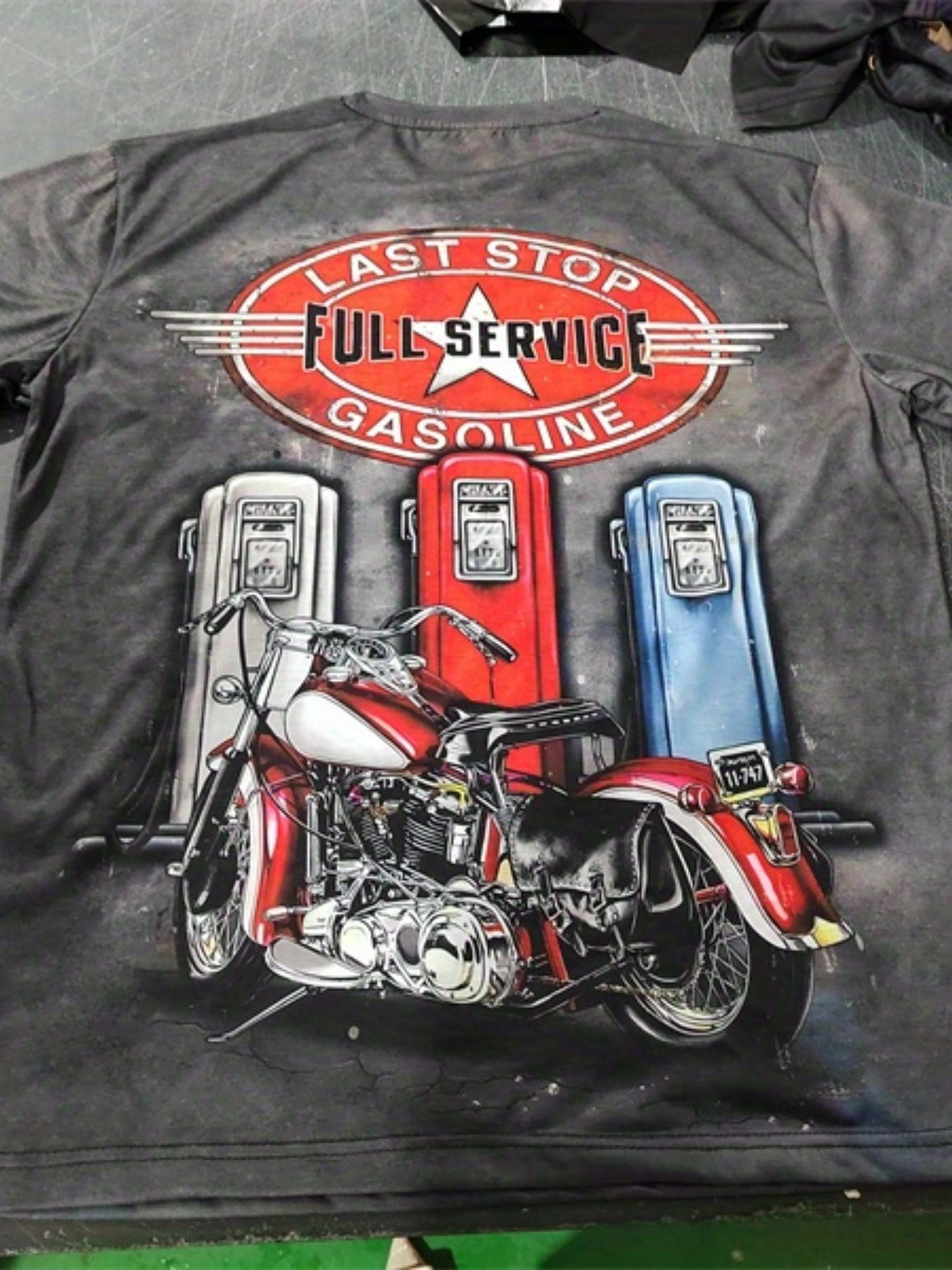 Summer Motorcycle T Shirt For Men Motor Biker 3d Print Vintage