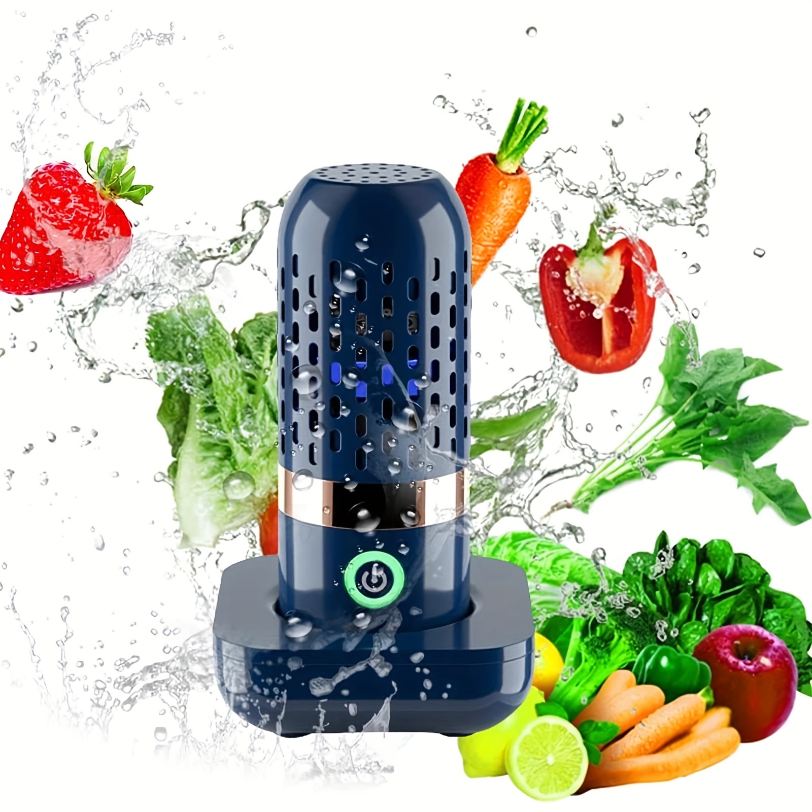 Machine a laver les fruits et legumes en forme de Capsule portable