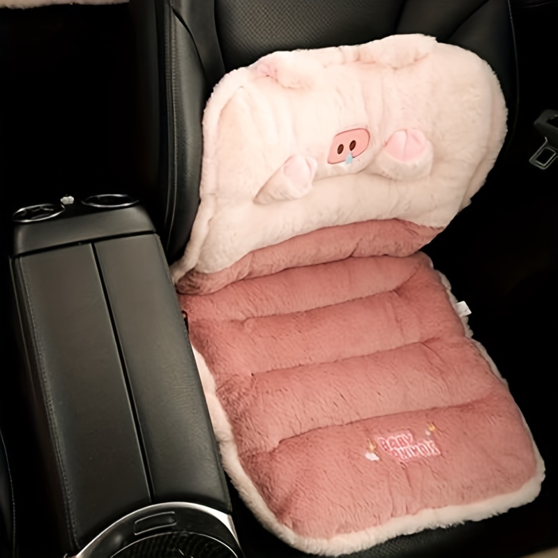 New Winter Short Plush Car Seat Cushion Without Binding Warm - Temu