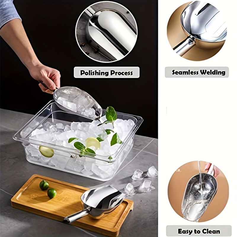 Sturdy Plastic Food Shovel Spoon For Ice Cubes - Temu