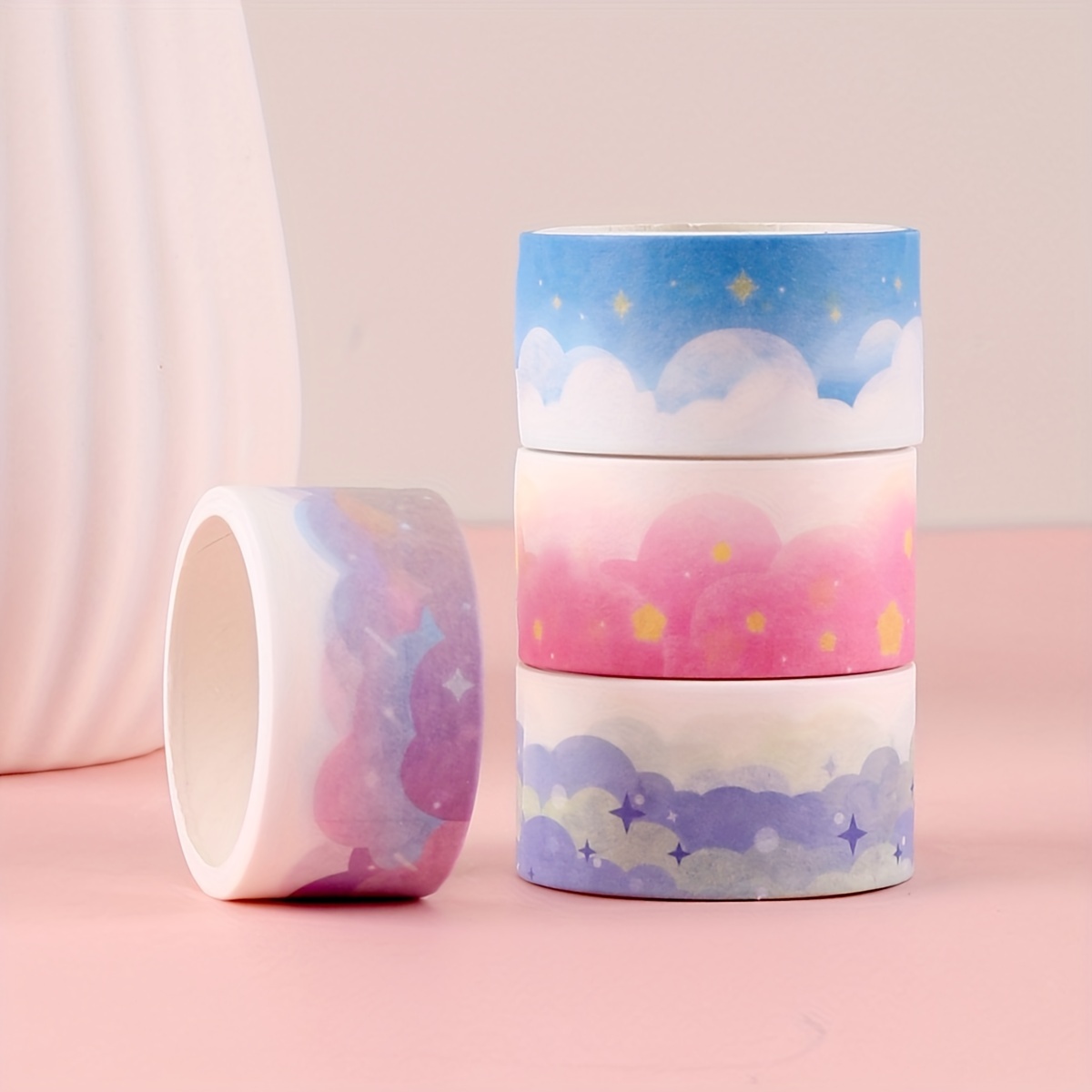 Kawaii Colorful Ribbons Stars Clouds Bubbles Washi Tapes – MyKawaiiCrate