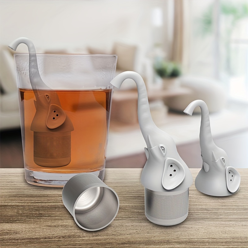 White Elephant Gifts Poop Shape Silicone Tea Infuser for Tea Lovers Coffee  Mug