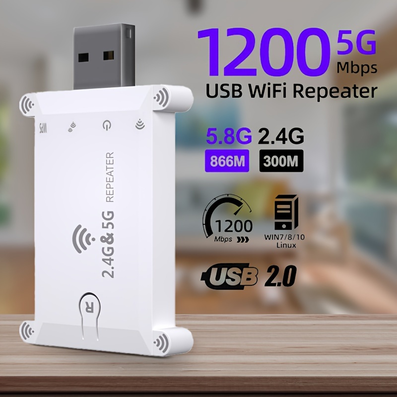 Repetidor Wifi Amplificador Señal Access Point 5g 1200mbps