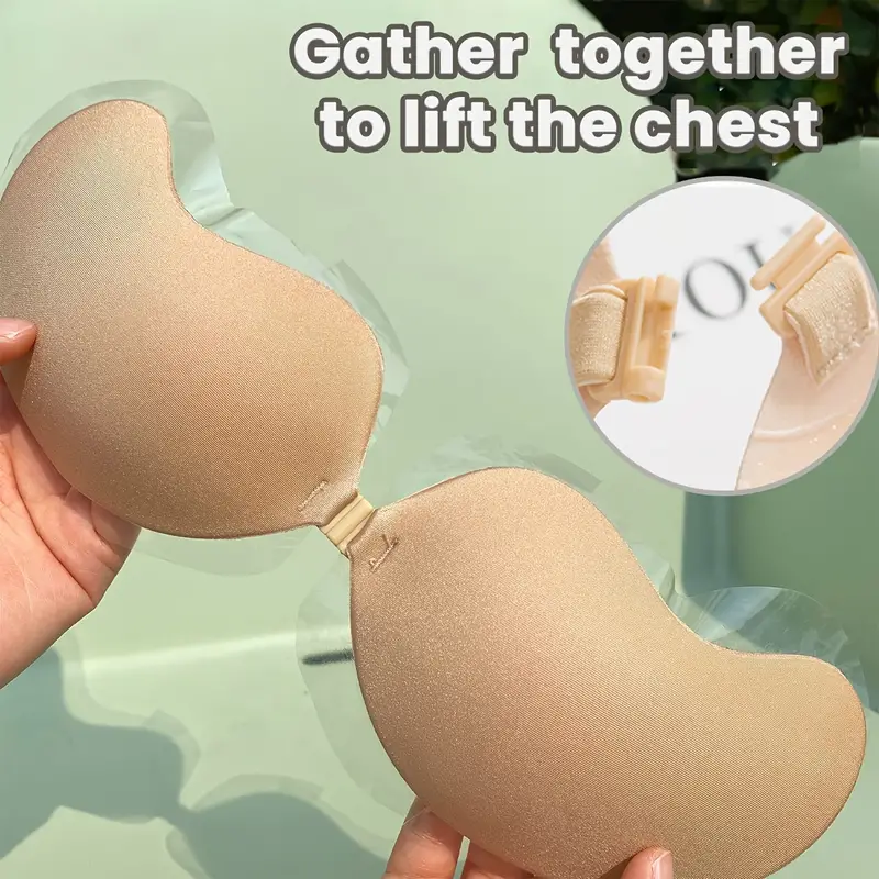 Adhesive Strapless Bra Pasties Invisible Lifting Push Nipple - Temu Austria