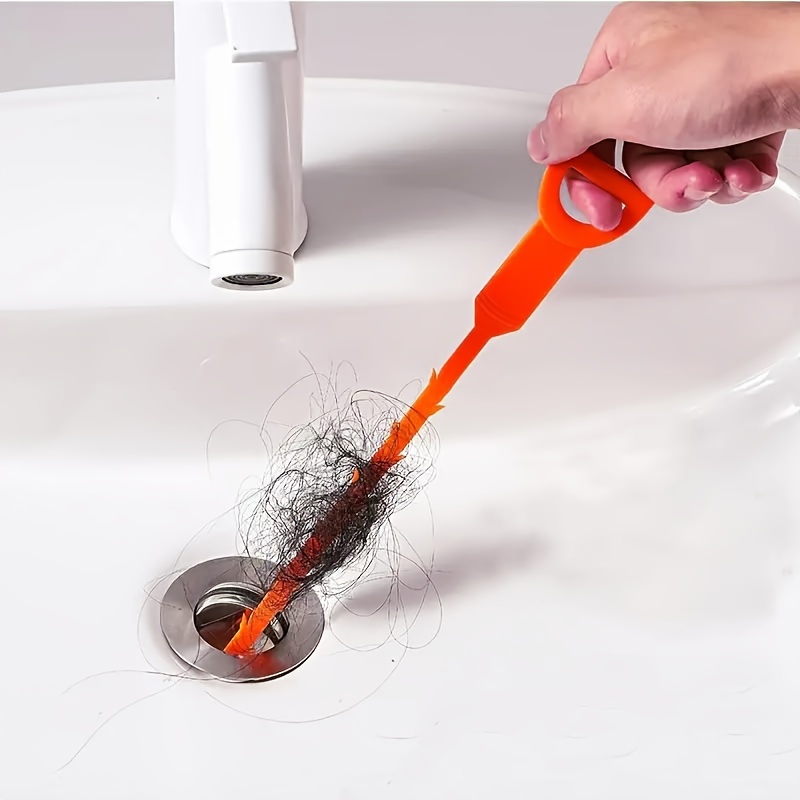 Eliminate Clogs Instantly With This Drain Clog Remover Tool - Temu