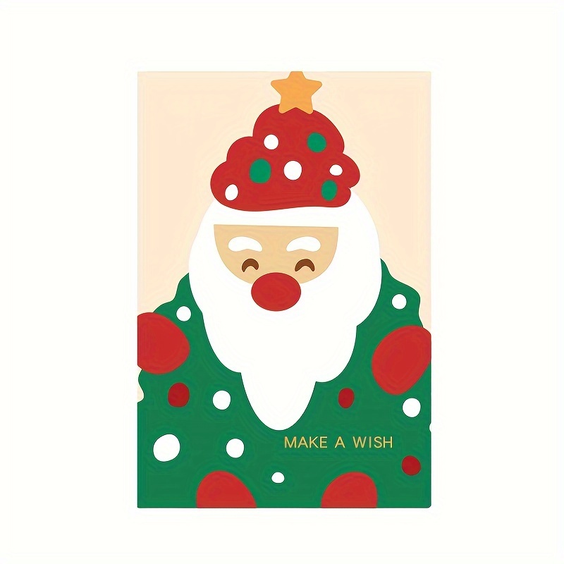 Carte de Noël, carte de nouvel an, festival d'anniversaire, décoration de  Noël, carte de vœux de vacances, cadeau Modèle A