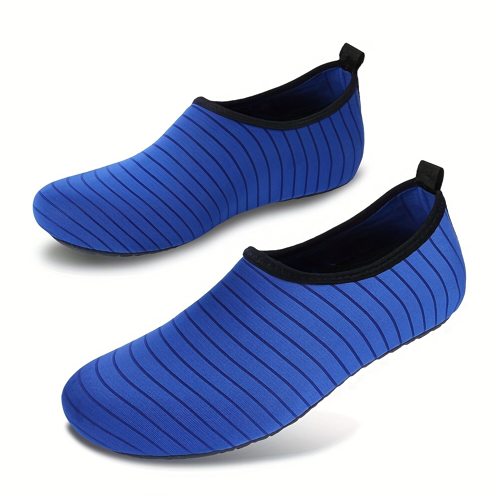 Women's Striped Water Socks Quick Drying Barefoot Beach Wading Shoes