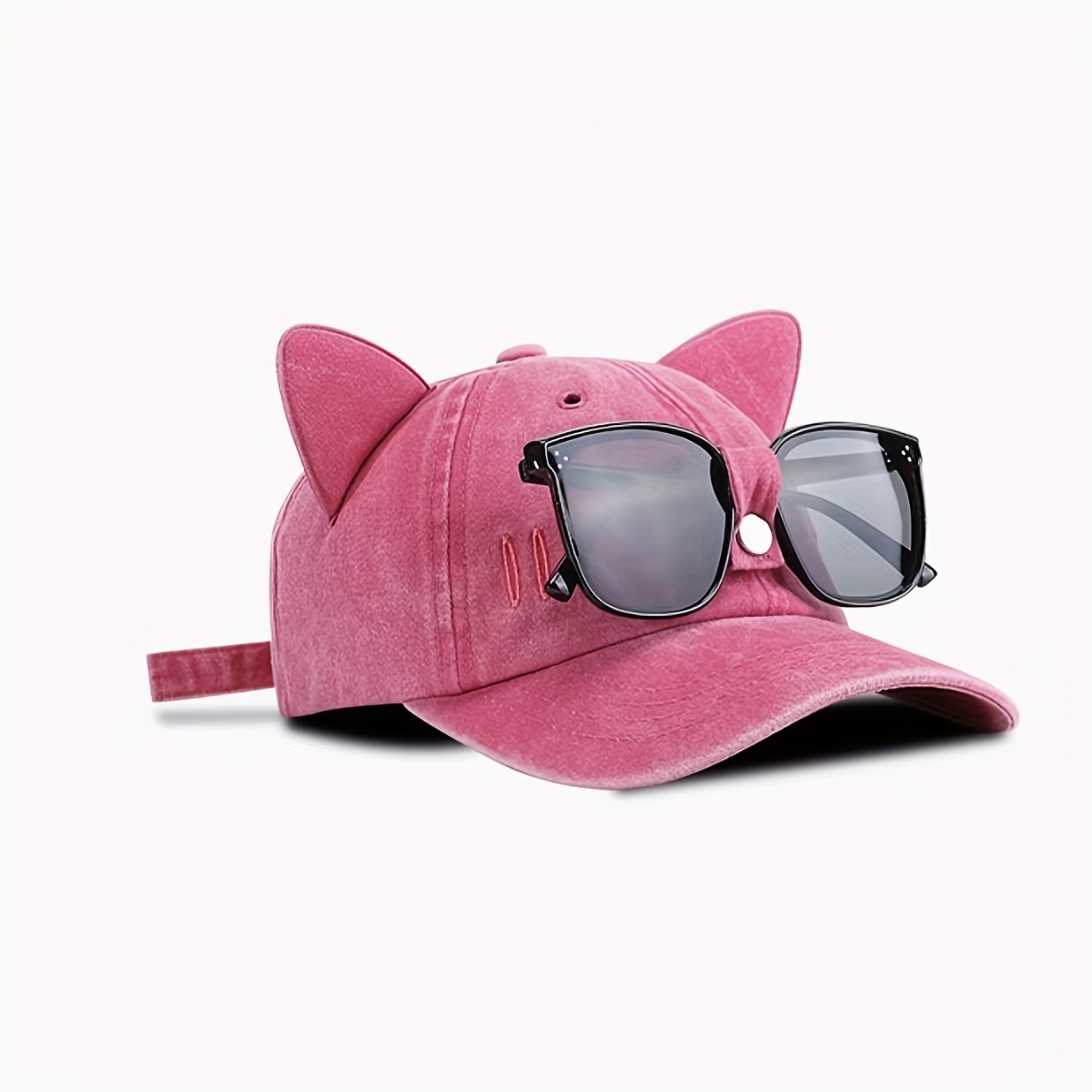 Women Adjustable Cat Ears Cap Baseball Sun Hats Hip Hop Hat