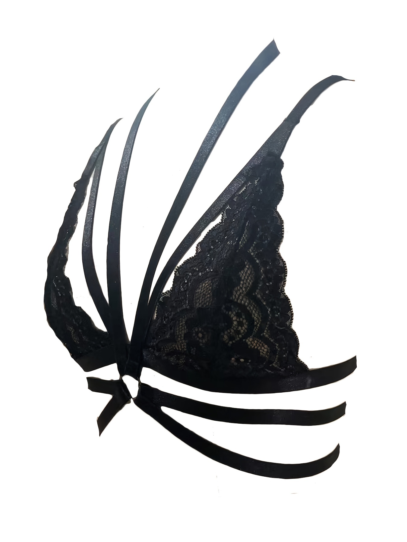 Sexy Gothic Lace Panel Body Harness Bra - Adjustable Size, Sheer &  Translucent, Perfect for Dance Performances & Valentine's Day Gifts