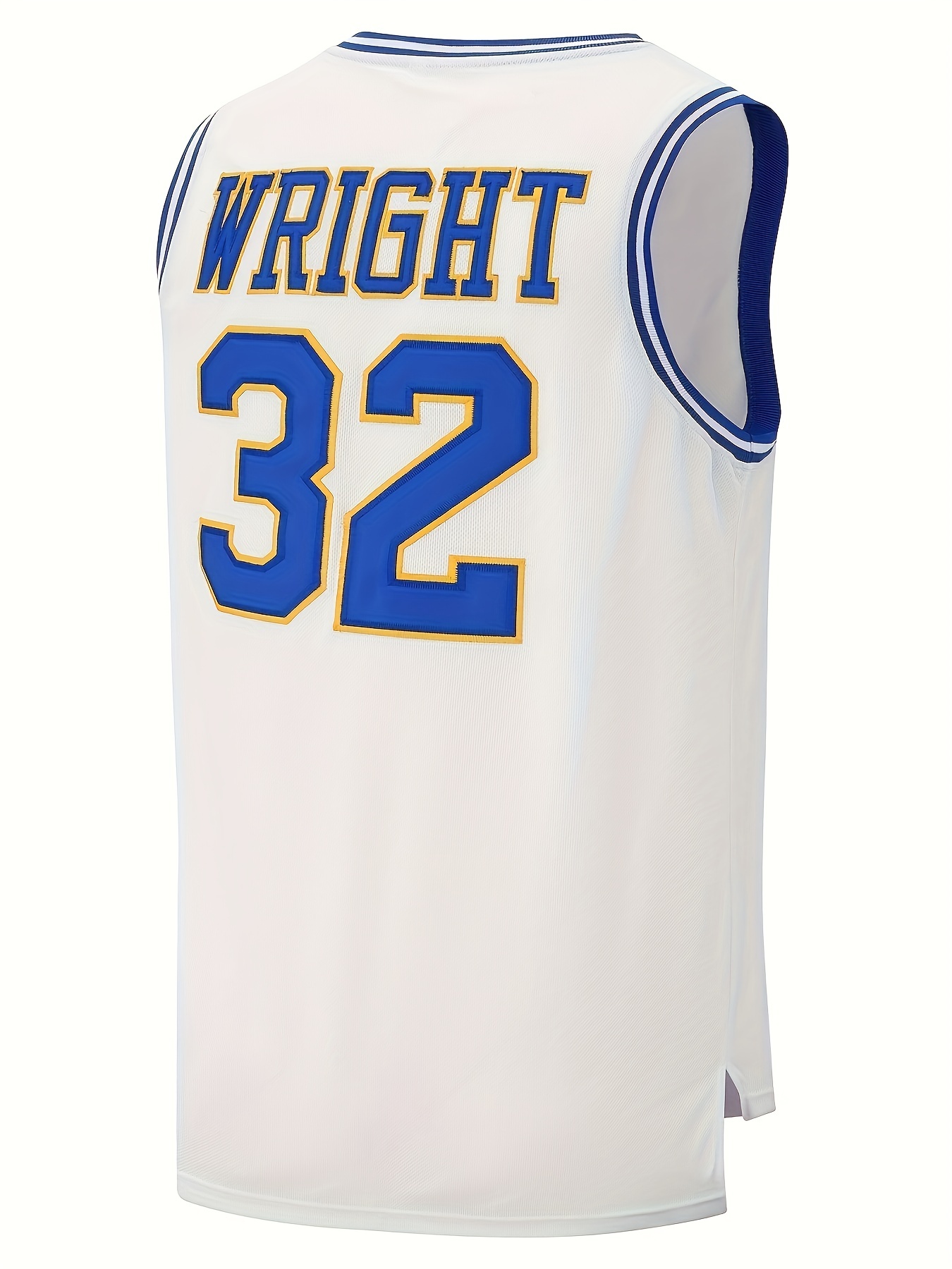 Monica Wright 32 Crenshaw High School Basketball Jersey with Love