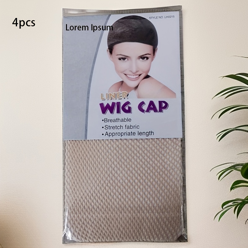 1Pcs Black Mesh Wig Net Closed End Hair Mesh Net Liner Weaving Caps for Women Men Wig Caps,Temu