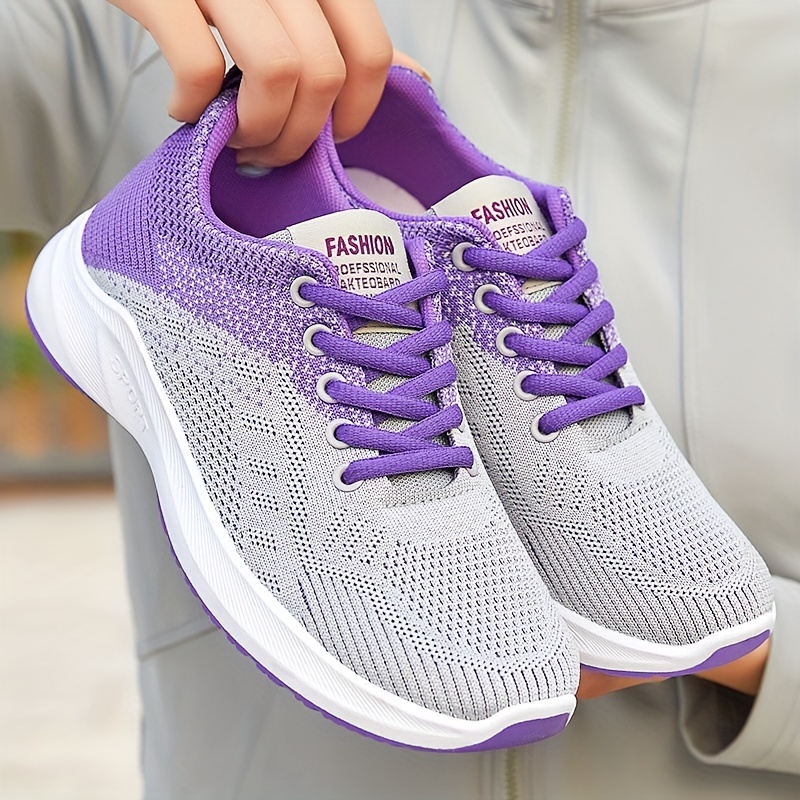 Women's purple outlet athletic shoes