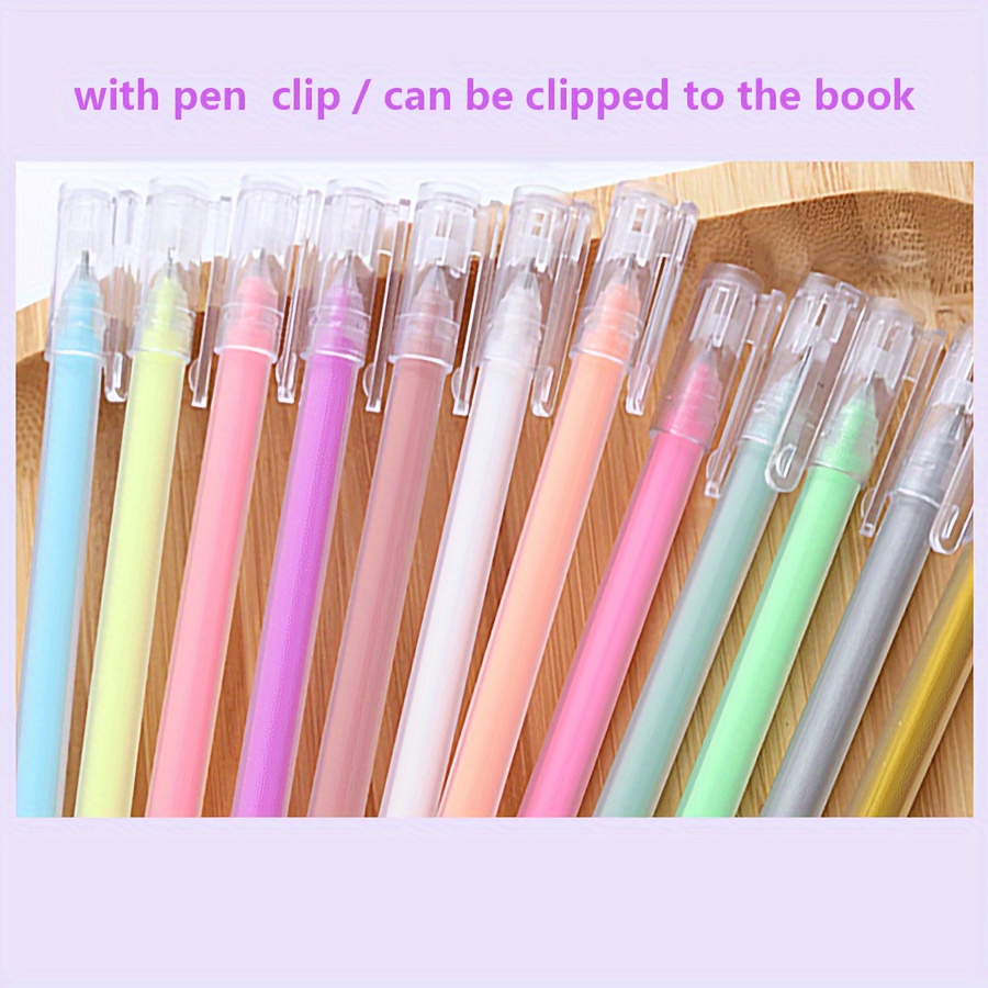 Pastel Pen Large Capacity Color Gel Pen Color Pen Student Marker