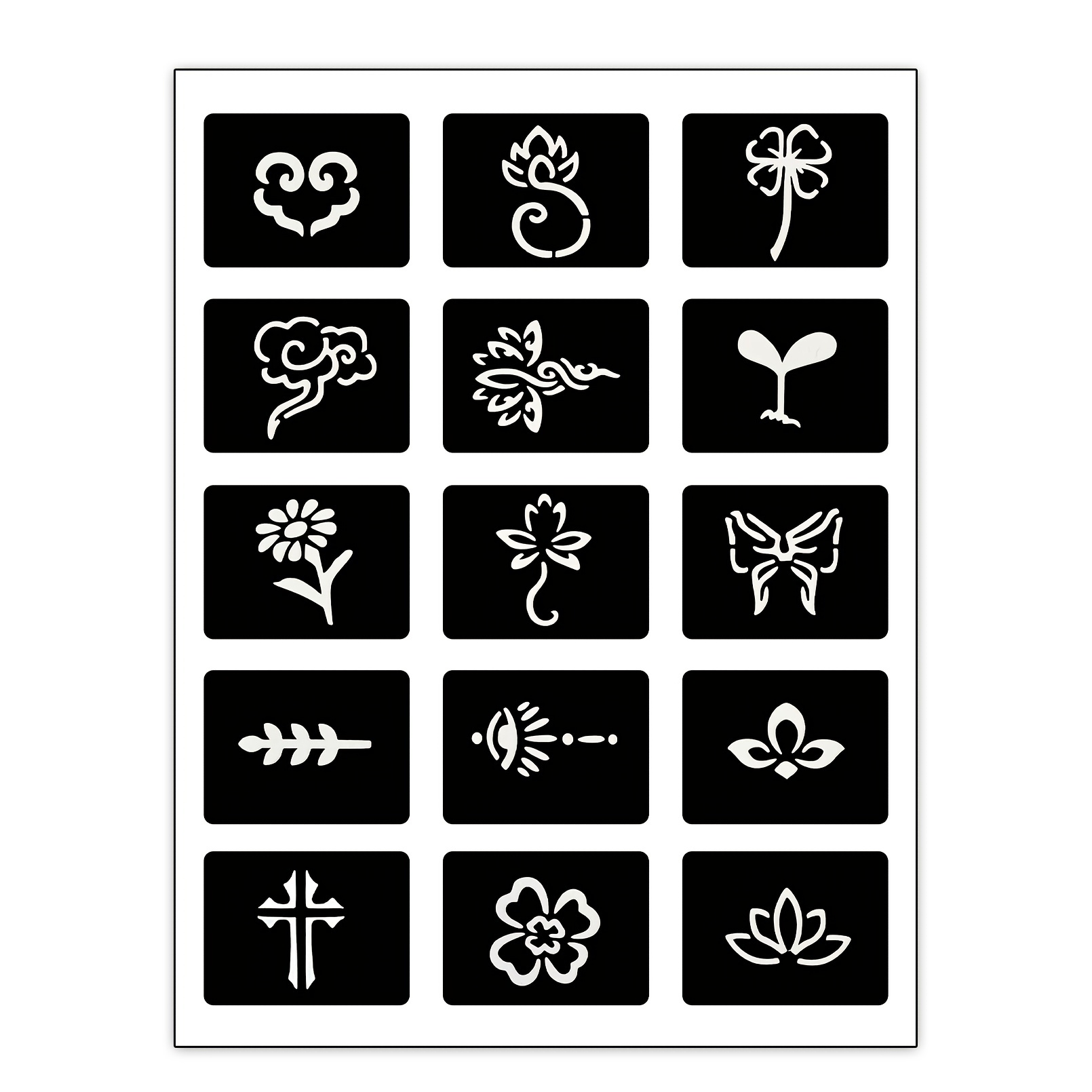 Tattoo Stencil Kit Reusable Temporary Tattoo Stencil - Temu