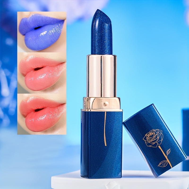 

Temperature Sensing Color Changing Lipstick, Moisturizing And Hydrating Lipstick, Long Lasting Non-stick Cup, Waterproof And Non-fading Valentine's Day Gifts