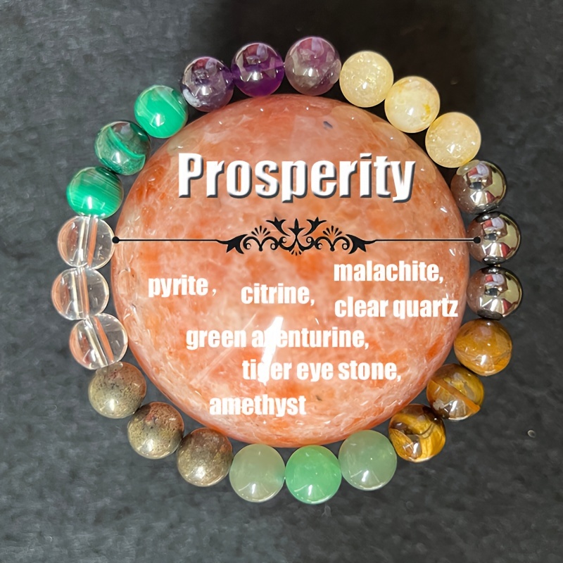 

1pc Prosperity 8 Elements Beaded Bracelet, Jewelry Gift