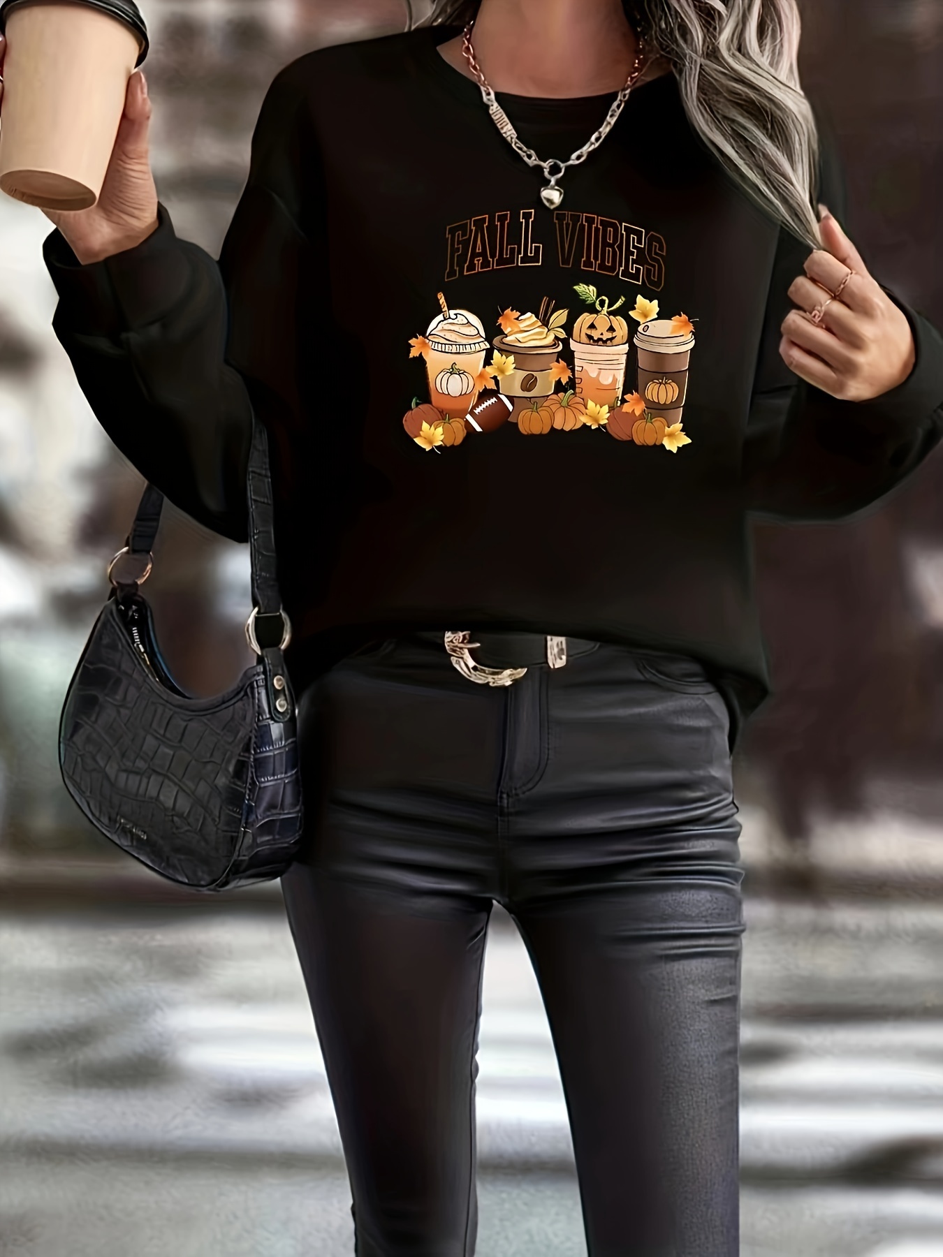 Women's Winter Pants Fall Tops Women Trendy Crew Neck - Temu Canada