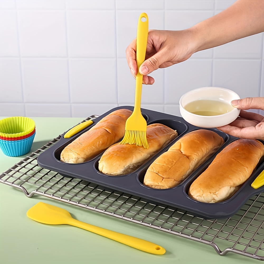 Loaf Pan, Silicone Baking Bread Pan, Non-stick Bakeware, Oven Accessories,  Baking Tools, Kitchen Gadgets, Kitchen Accessories, Home Kitchen Items -  Temu