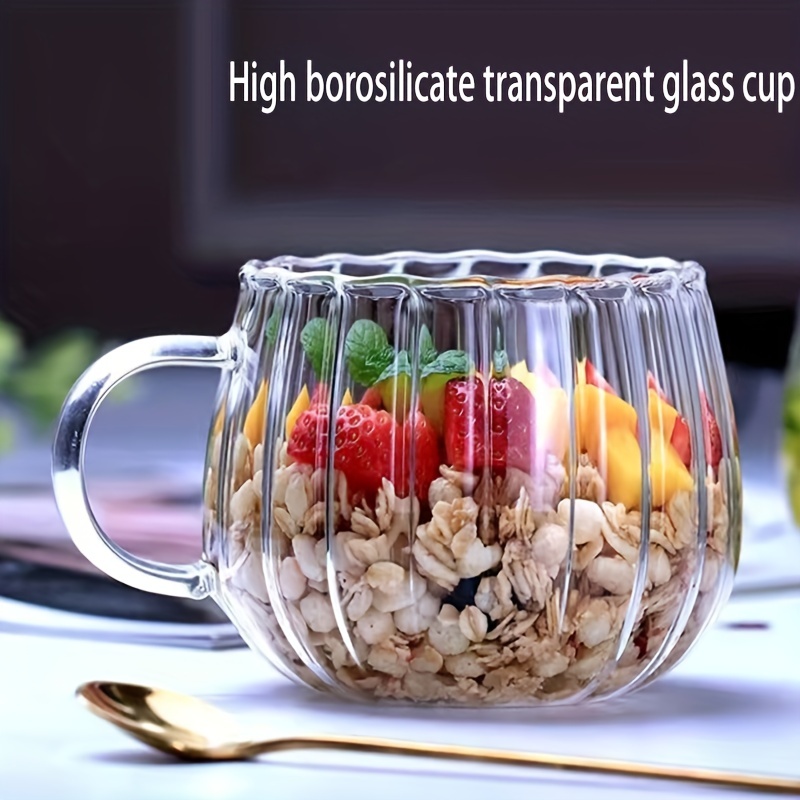 Glass With Handle Transparent Heat resistant Glass Water Cup - Temu