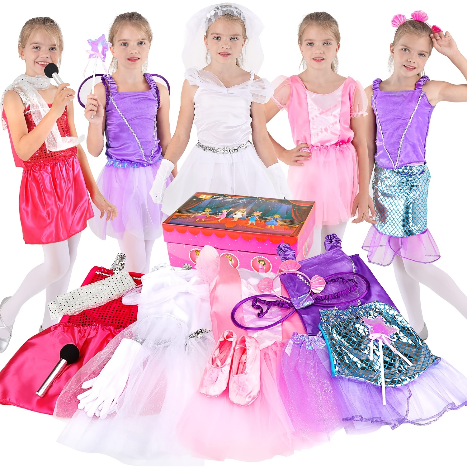 Juguetes de princesa para niñas, juego de rol para niñas pequeñas,  accesorios de princesa, juguetes para niñas de 3 a 4 años, regalos de  cumpleaños para niñas de 3 a 4 años 