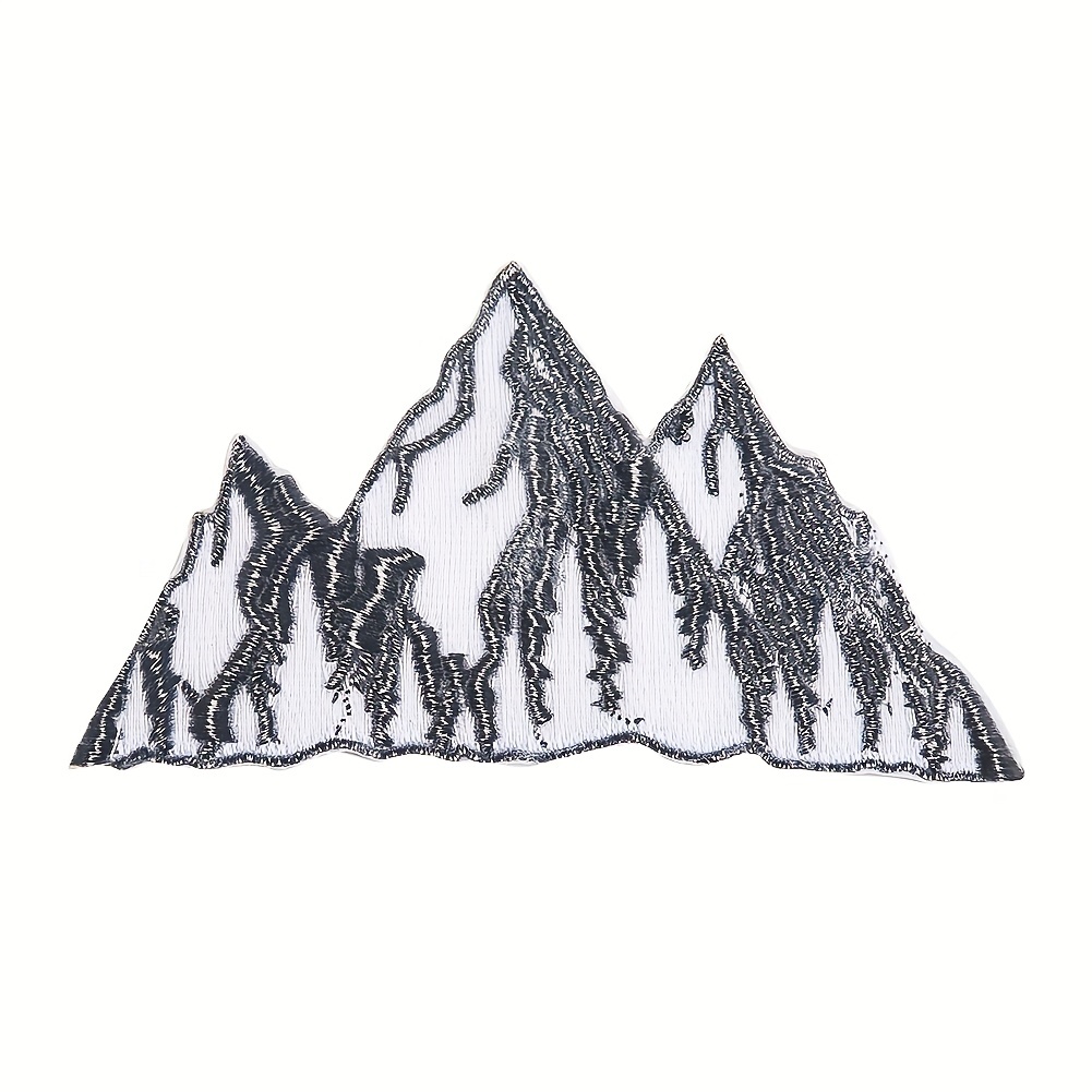 Shop Cartoon Patch: Embroidered Iron-On Patches for Clothing with Mountain  Water Landscape Design - Sewing Sticker, Clothes Badges Online