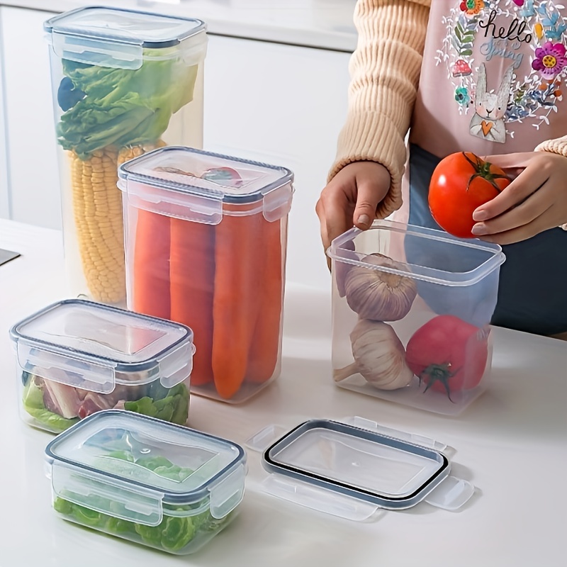 Food Storage Containers With Easy Lock Lids, Airtight Food Jars, Sealed  Storage Box, For Pantry Organization And Storage, Canning Cereal, Rice,  Pasta, Flour And Sugar, Home Kitchen Supplies - Temu