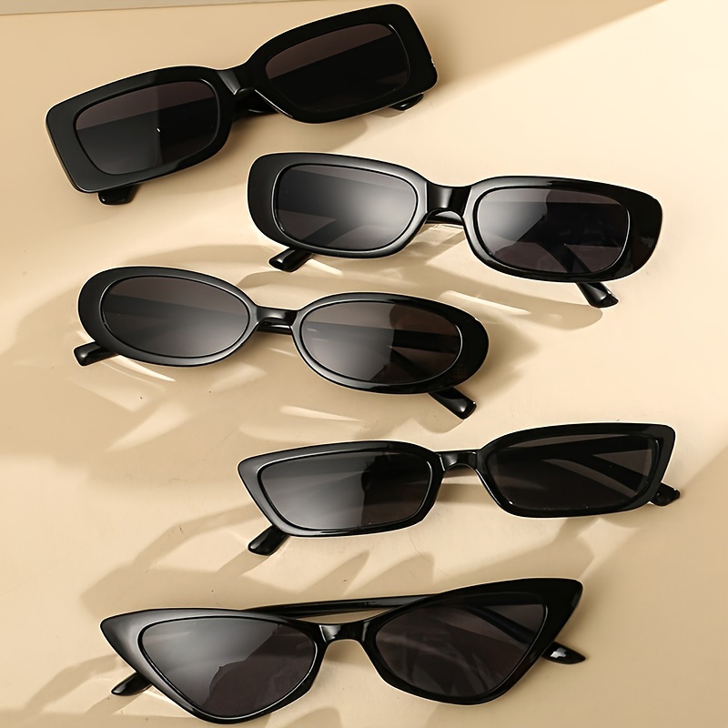 5 пар унисекс модных очков для пляжа, затеняющих, модных и легких, подходящих для ежедневного украшения, детали соответствия 16