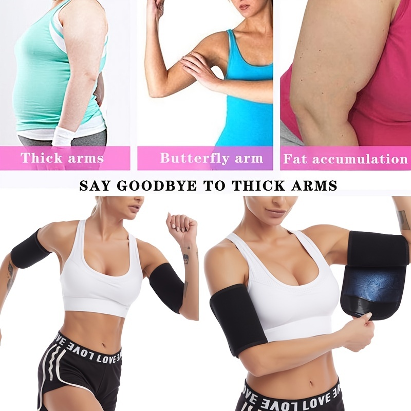  4 Pairs Slimming Arm Sleeves for Women, Sports Arm