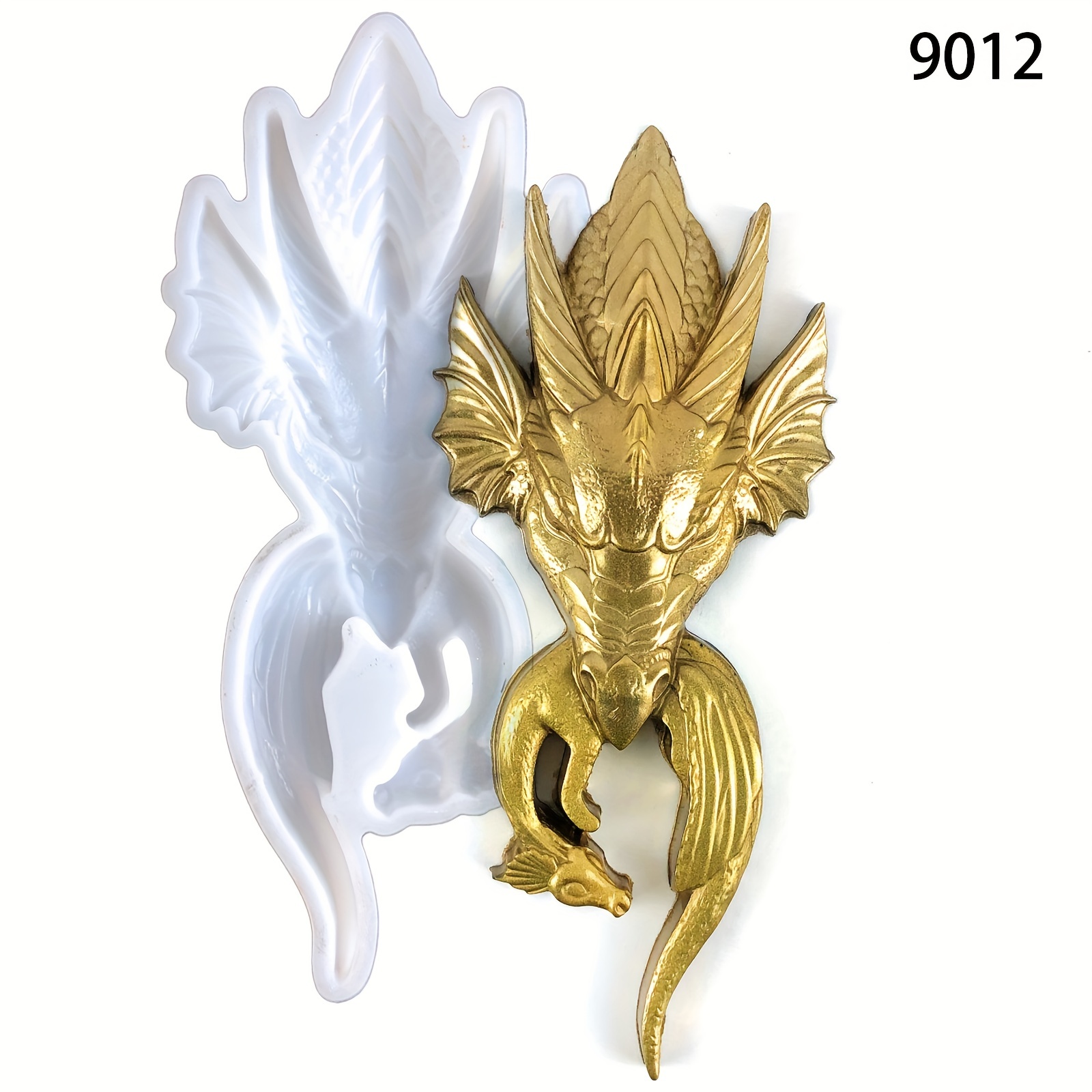 Resin Dragon Wall Hanging Silicone Mold Epoxy Resin Dragon - Temu