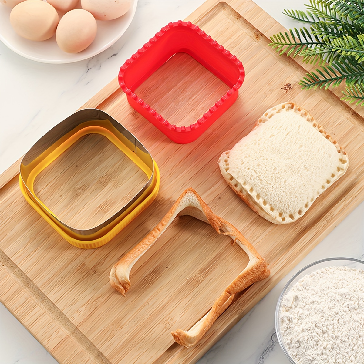 1 Pezzo Taglierino Per Pane/torta/toast A Forma Di Omino Di Pan Di Zenzero,  Macchina Per Sandwich, Forma Per Panini Da Tasca