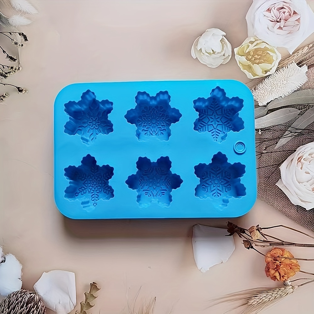 Silicone Snowflake Molds Cake Pans Cookie Trays Handmade - Temu