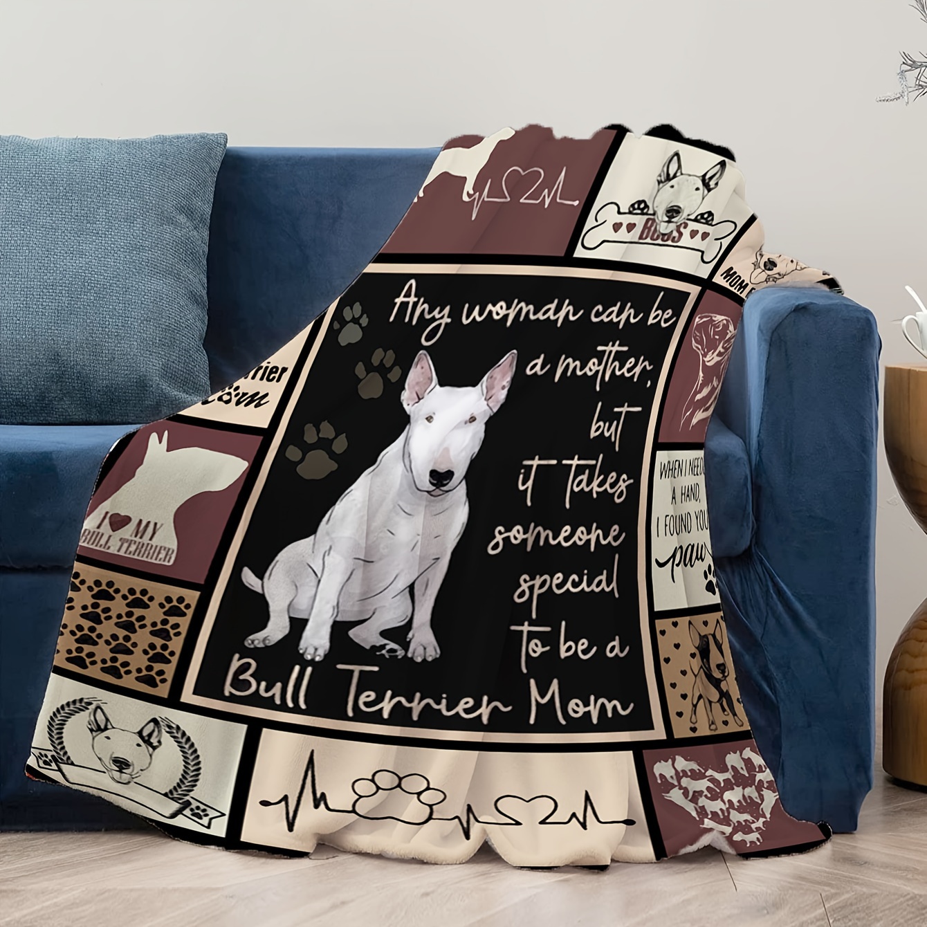 Bull terrier online blanket