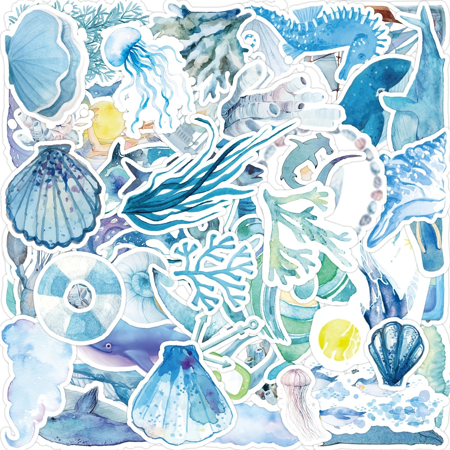 Vinyl Waterproof Stickers Art Painting Stickers For Water - Temu