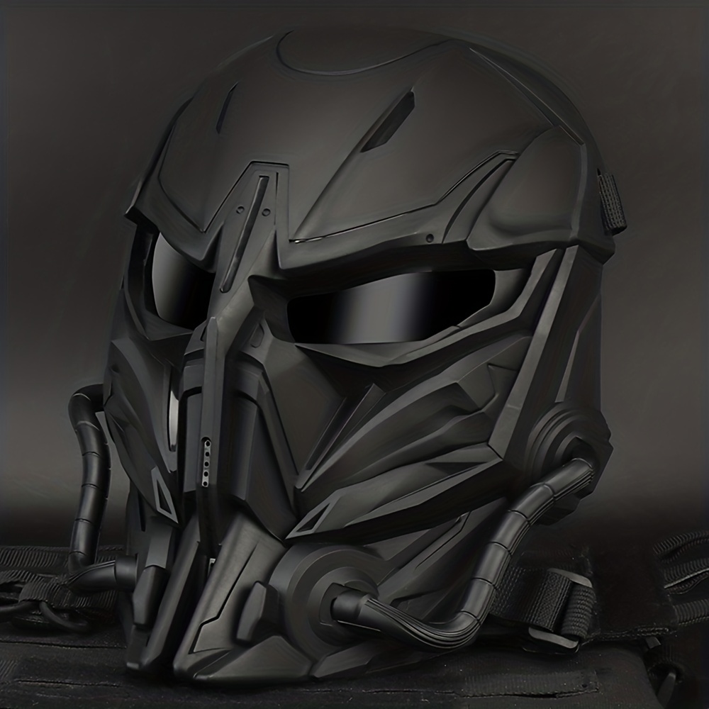 Tactical Protect Half Face Mask Bilateral Respirator Facepiece Airsoft  Outdoor