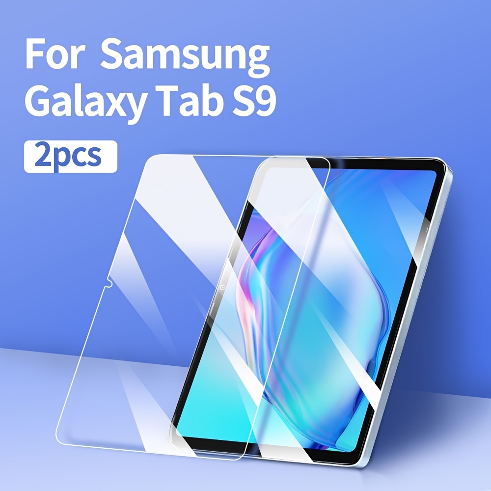 2 Pièces Verre Trempé Compatible avec Samsung Galaxy Tab A9 Protecteur Film  Protection écran Anti Rayures sans Bulles d'air