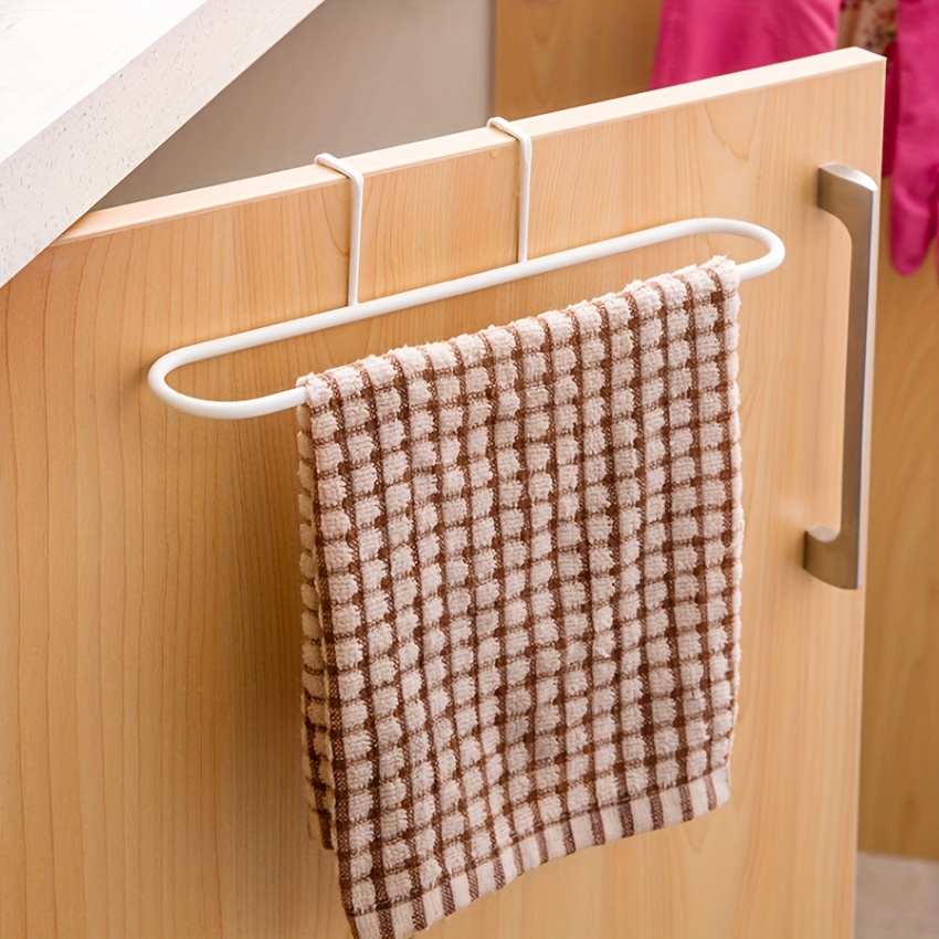 Wooden Towel Hooks Punch Free Wall Hanging Bathroom - Temu