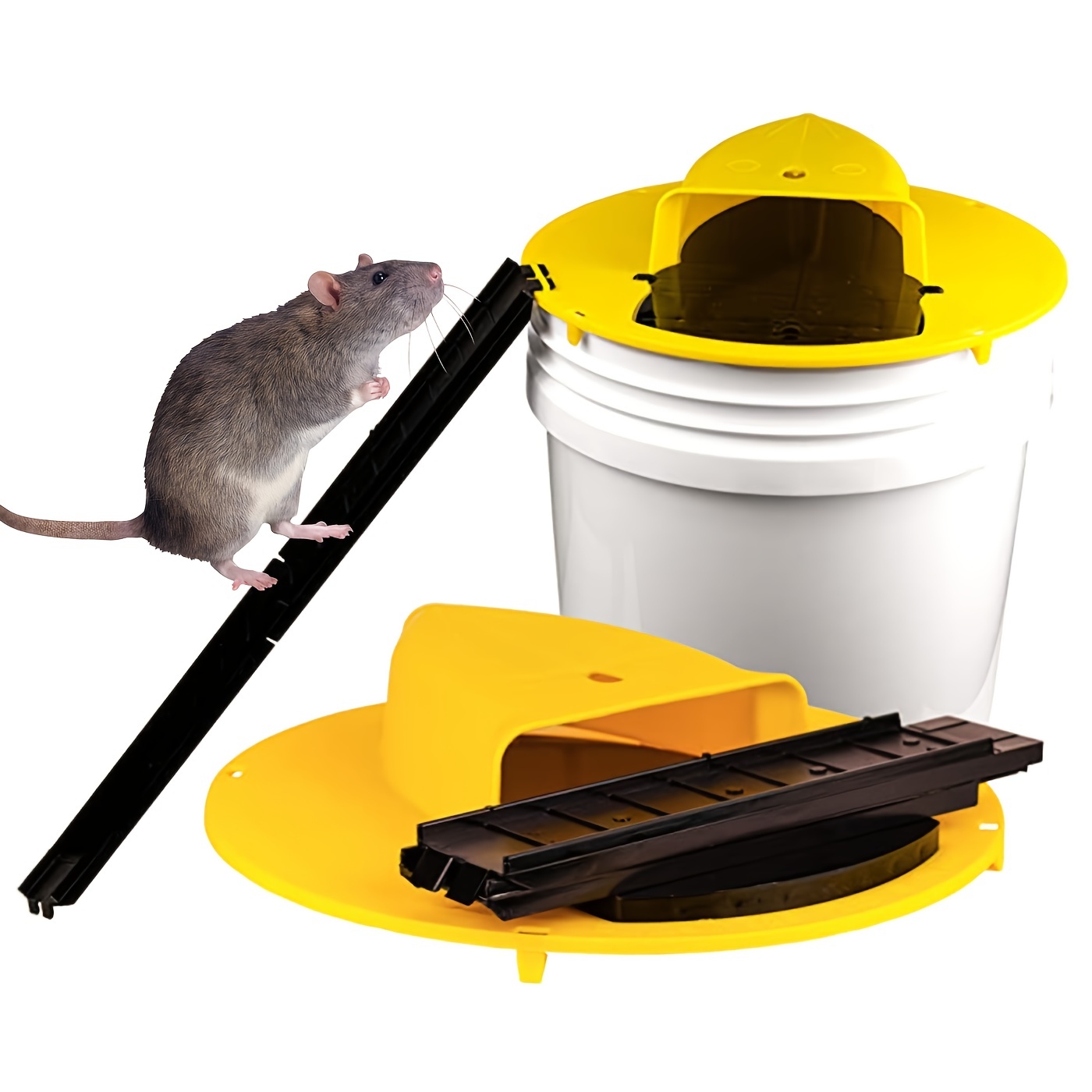 How To Build A Self-Resetting Mouse Trap  Mouse traps, Bucket mouse trap,  Building a chicken coop