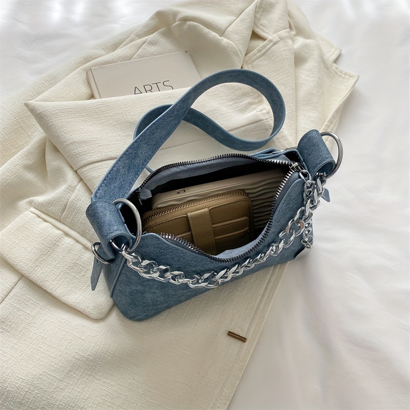 Mini sac bandoulière gris cuir nubuck tendance mode