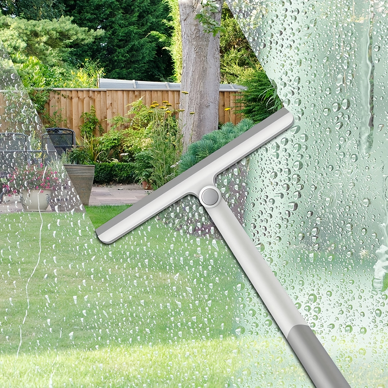 SetSail Shower Squeegee for Glass Doors Stainless Steel Squeegee for Shower  G