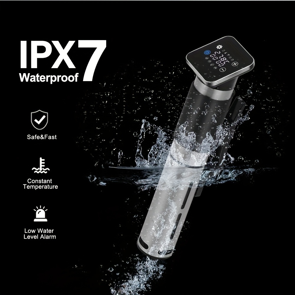 New Wifi Stainless Steel Sous Vide Cooker Ipx7 Waterproof Thermal