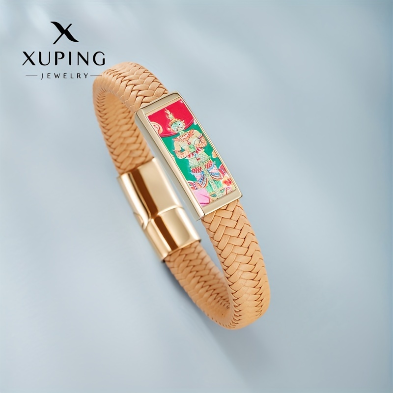Hip Hop Multicolor Hand Rope Bangle Men