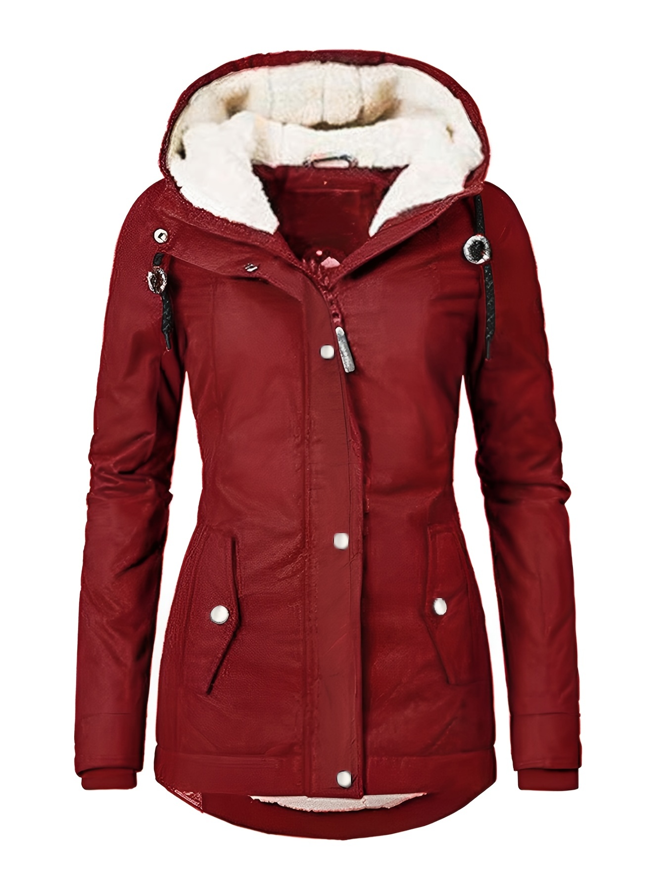 Burgundy on sale waterproof coat