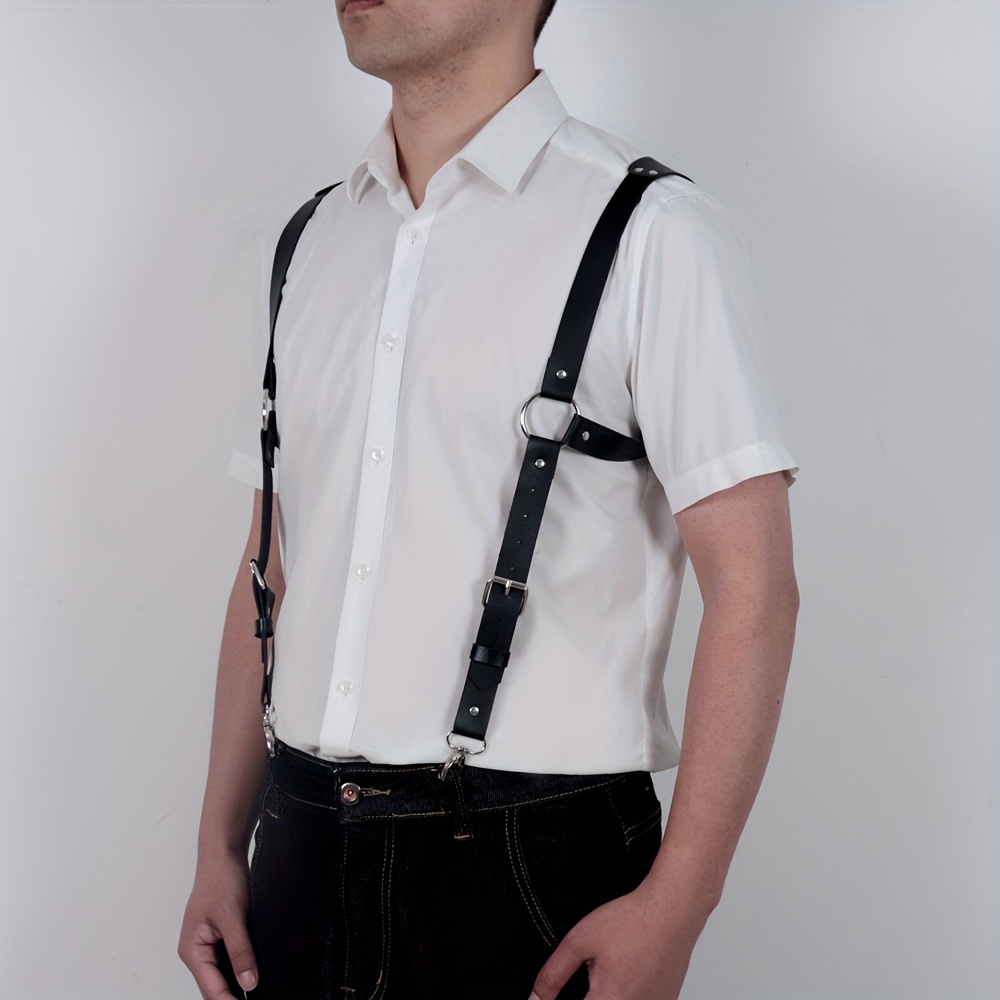 Leather belts/suspenders