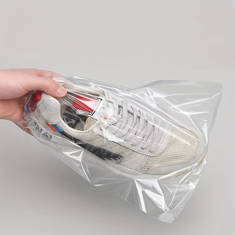 50pcs PVC Heat Shrink Bag Dustproof Anti-oxidation Hot Sealing Film Home  Shoe Storage Bags Transparent Sealing Film