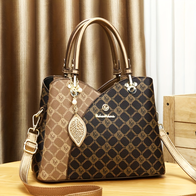 Fashion Top Handle Satchel Bag, Elegant Crossbody Bag, Women's