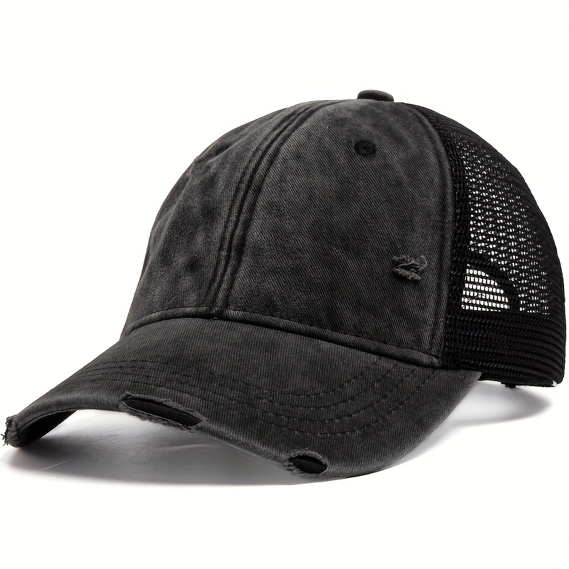 Baseball Caps, Unisex Mesh Cap Casual Plain Cotton Mesh Baseball Cap  Adjustable Summer Cool Hats for Women Men Hip Hop Trucker Hat (Color : Peak  Khaki, Size : 56-60cm) : : Clothing
