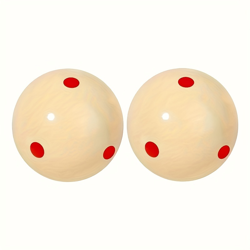 

2-1/4" Regulation Size Billiard/pool Ball : Cup Cue Ball With 6 Red Dots