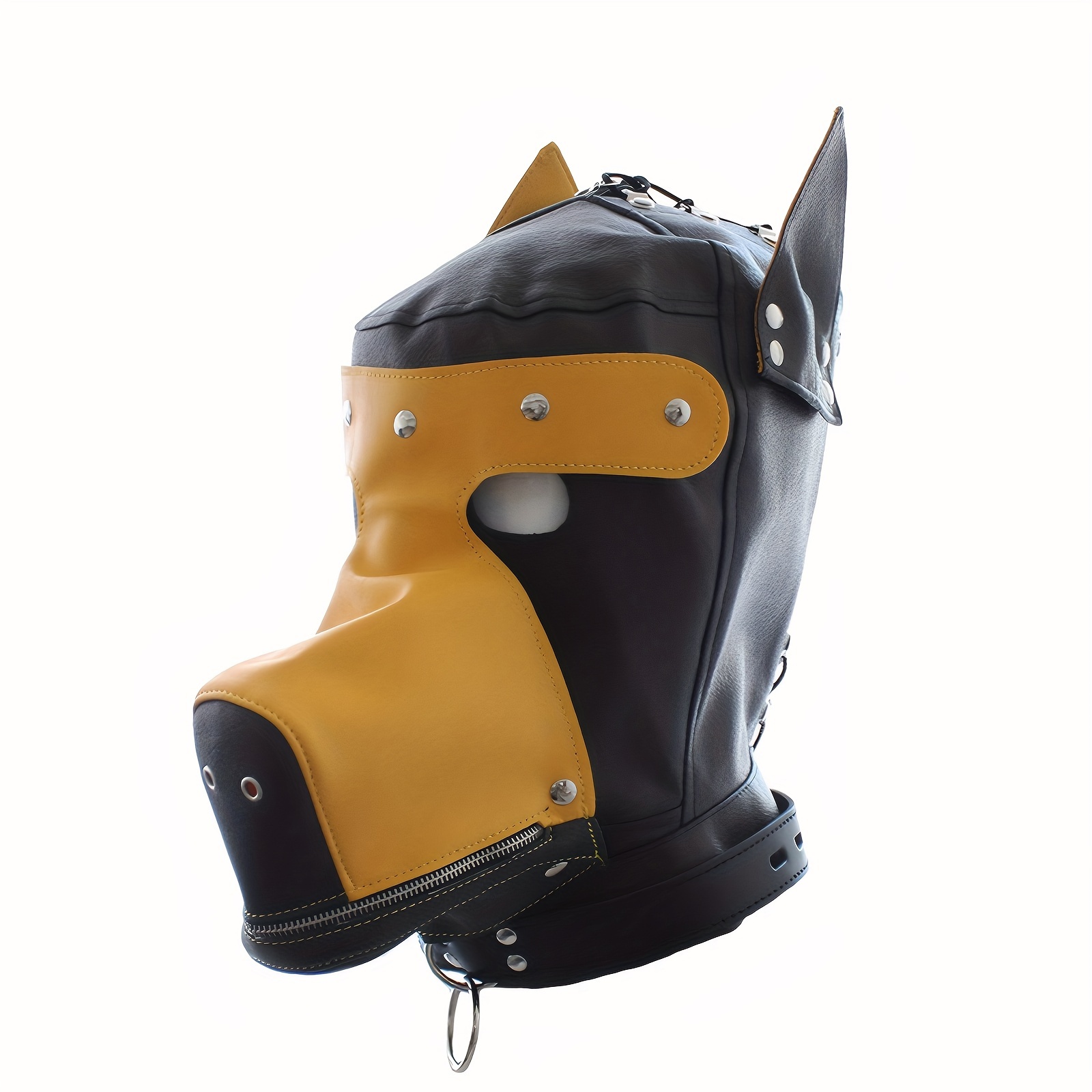 Bdsm Sex Bondage Leather Dog Hood Mask Restraints Masks - Temu